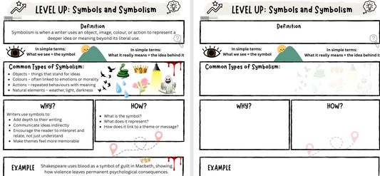 Close Analysis: Symbols and Symbolism - LEVEL UP!
