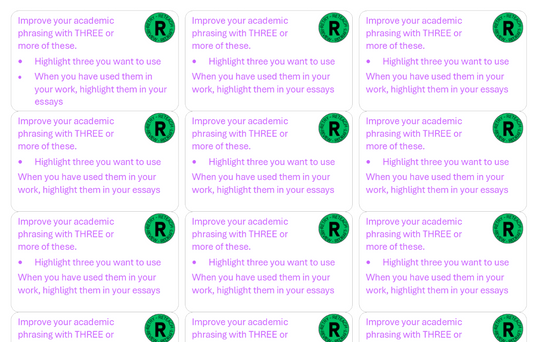Scaffold: Academic Phrasing Prompt