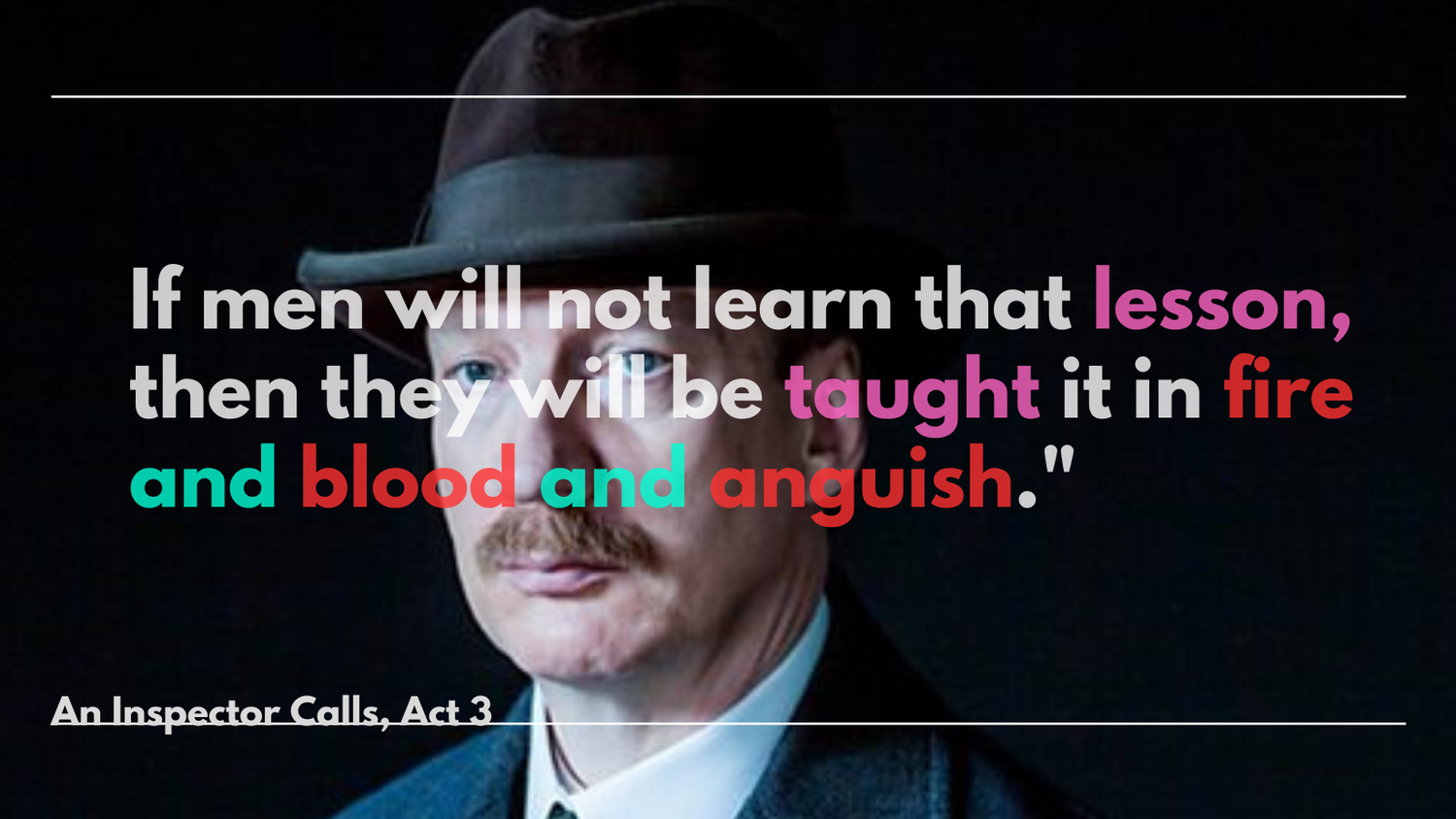 an inspector calls goole secondary english teacher resources