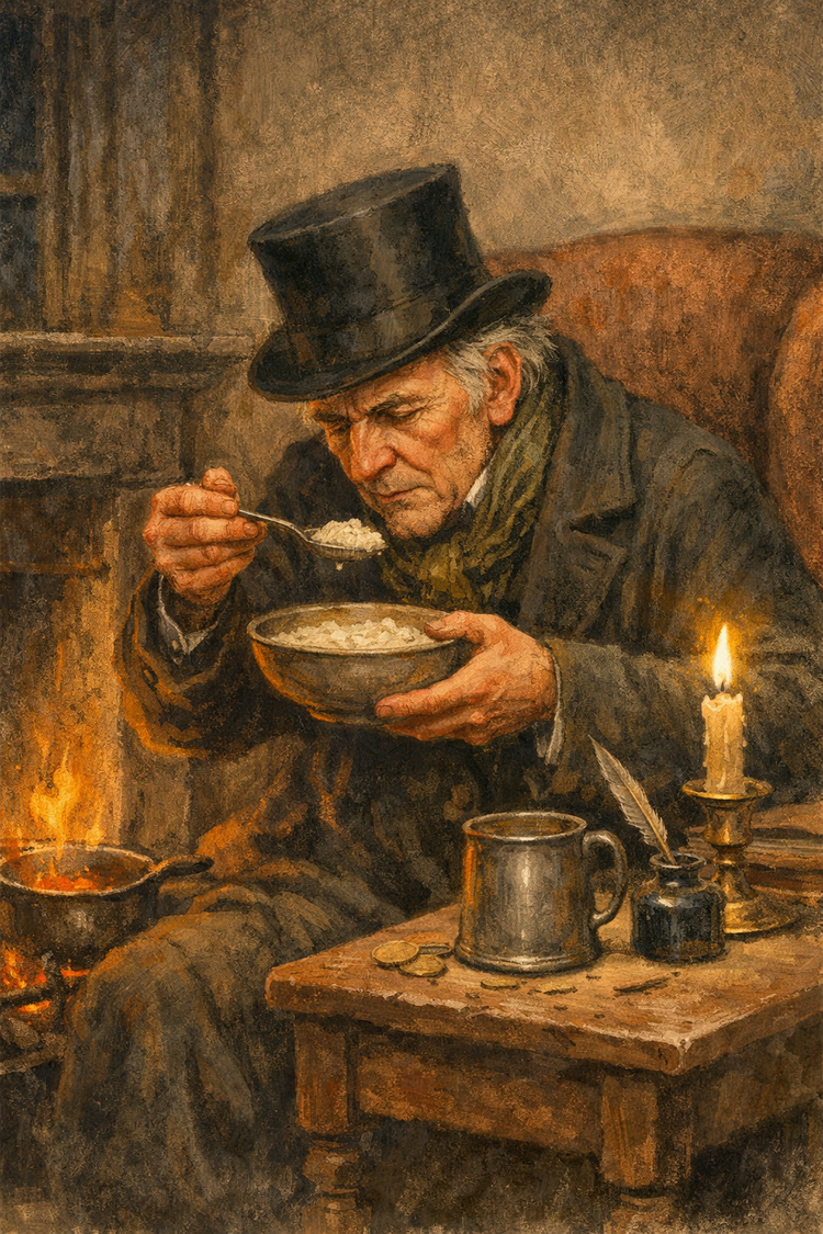 miserly scrooge a depiction of the protagonist in A Christmas Carol by Charles Dickens