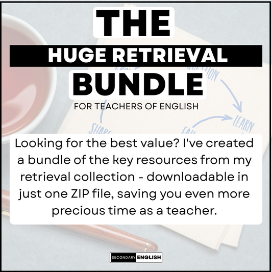 The HUGE Retrieval Bundle for English Teachers