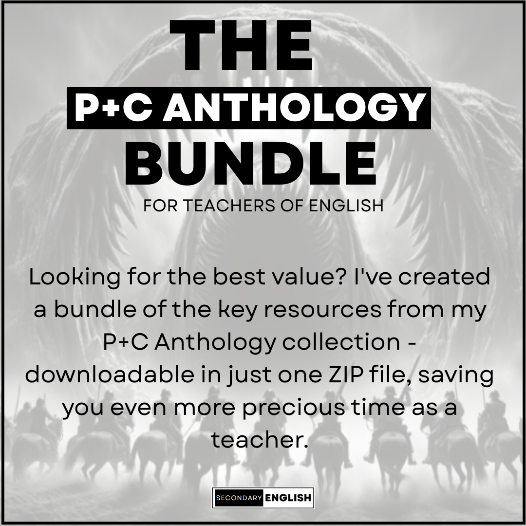 The P+C Anthology Poetry Bundle for English Teachers