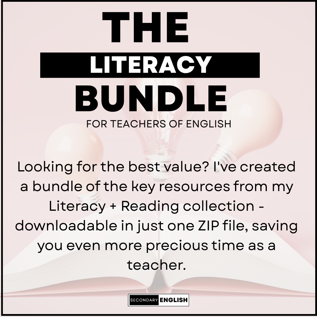 The Literacy + Reading Bundle for English Teachers