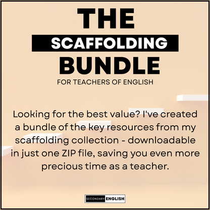 The Scaffolding Bundle for English Teachers