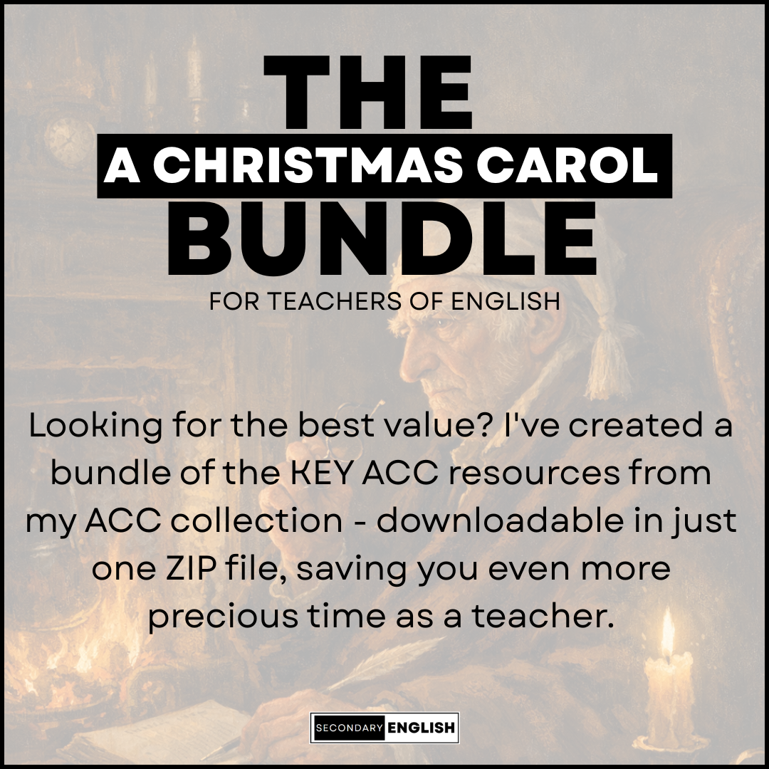 The A Christmas Carol Bundle for English Teachers