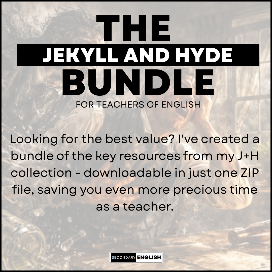 The Jekyll and Hyde Bundle for English Teachers