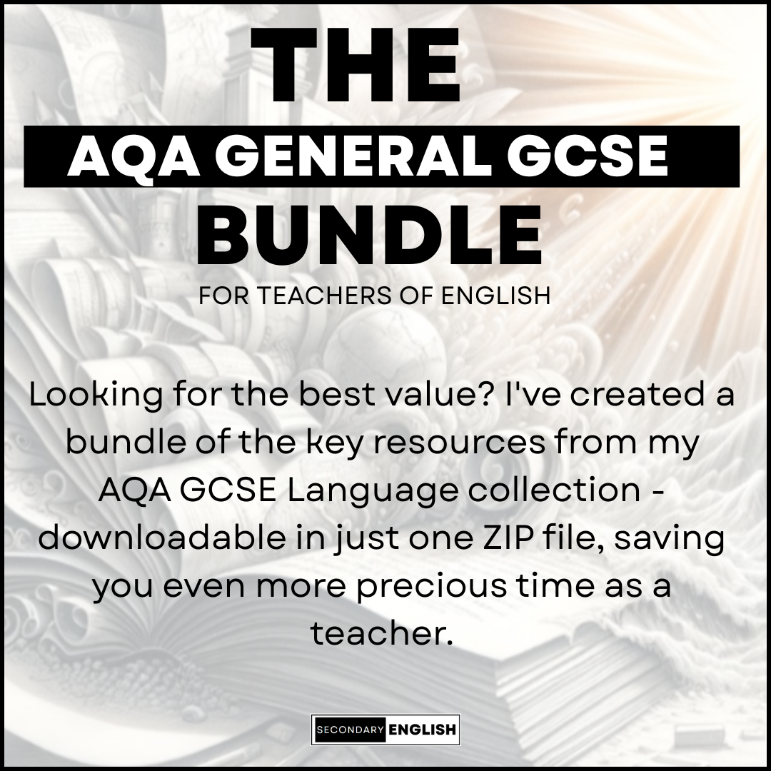 The AQA GCSE English Bundle for English Teachers