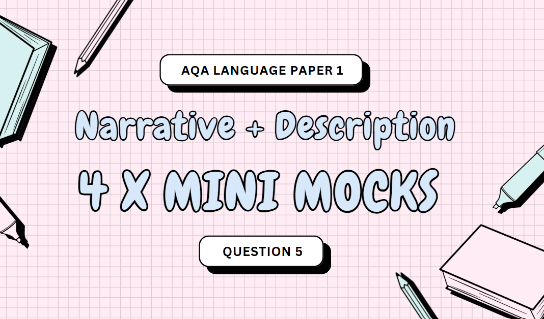 AQA GCSE English Language Paper 1 Question 5 | 4 Practice Questions (New 2026 Style)