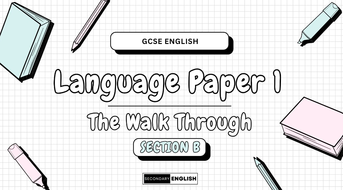 FULL Language Paper 1 Section A and B Walk-Through SOW (AQA) teacher resource