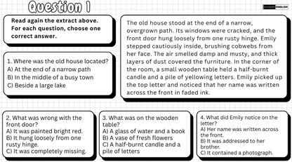 question 1 lang 1 aqa english