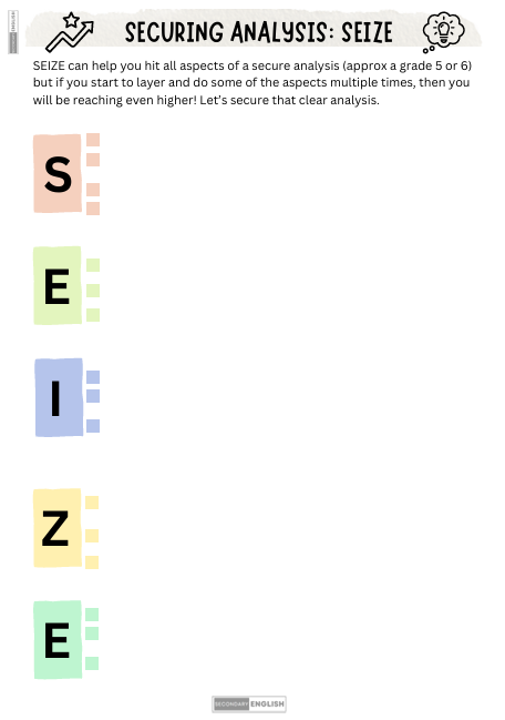 Close Analysis: SEIZE - Clear Language Analysis