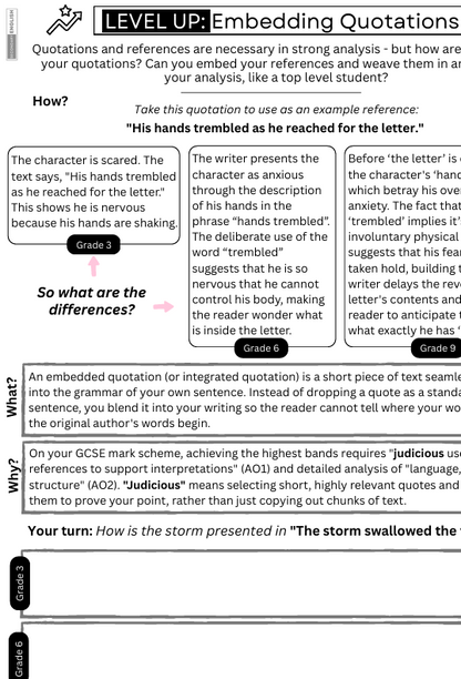 Embedding Quotations: Essay Writing Skills