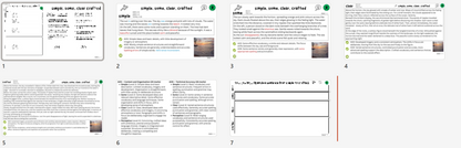 Descriptive Writing Models - Level ladders: simple, some, clear, crafted
