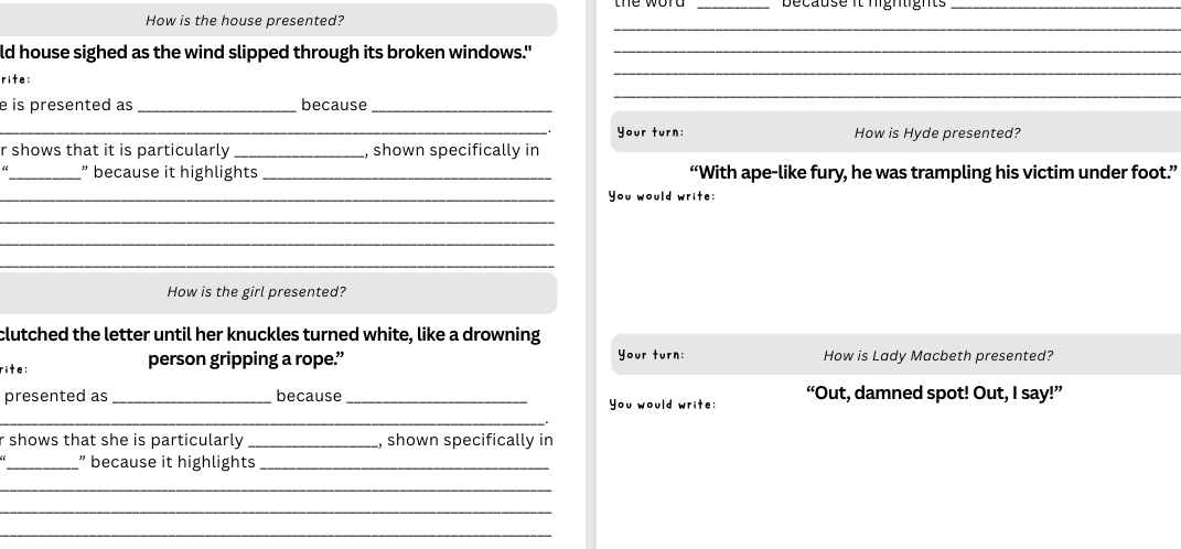 Word Analysis: The RACE. English teacher resource.