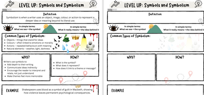 Close Analysis: Symbols and Symbolism - LEVEL UP!