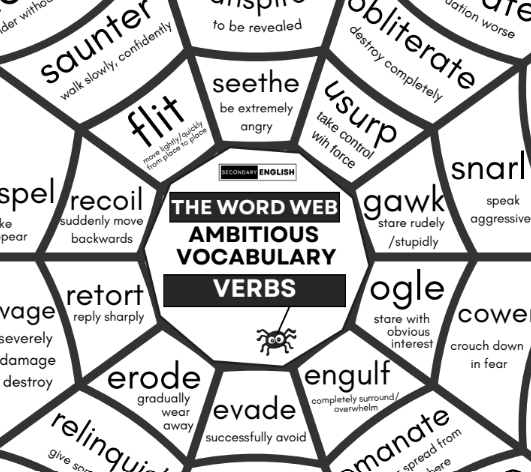 VERBS: Word Webs - Building Ambitious Vocabulary