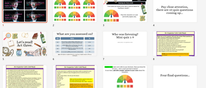 an inspector calls cold read lessons 1-3