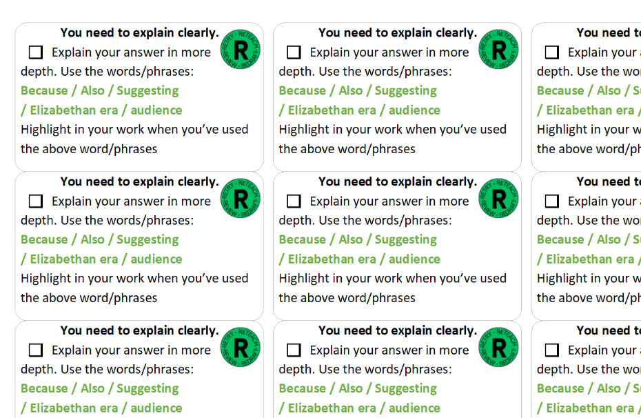  feedback sticker templates 