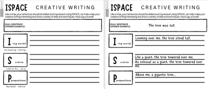 ISPACE: Varied Sentence Openers - Creative Writing