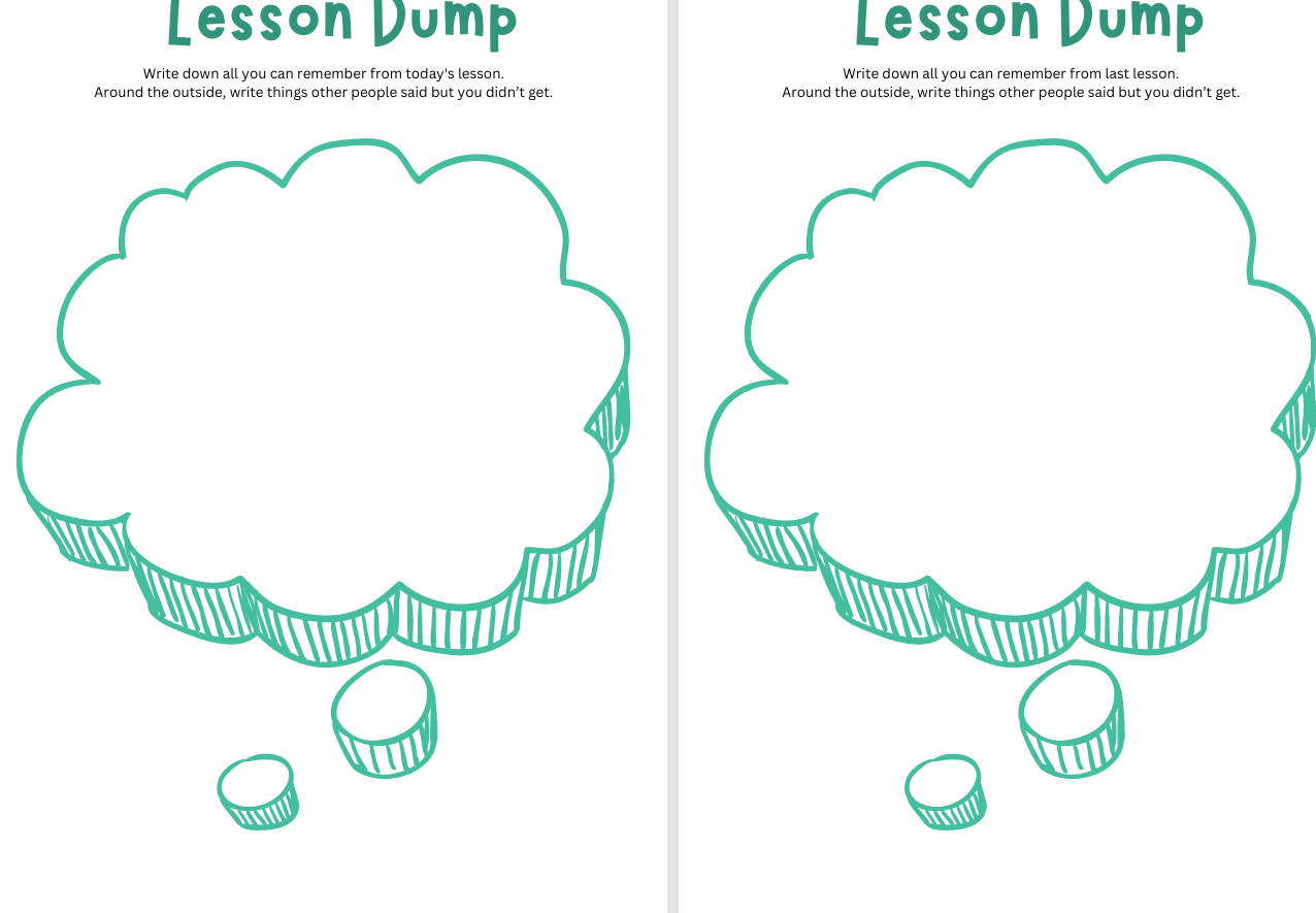 Retrieval: Brain Dump Organisers (3)