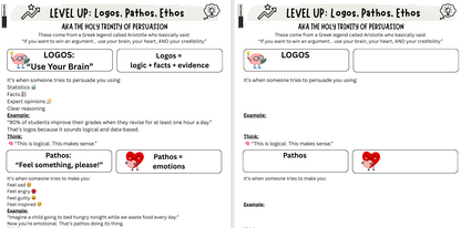 Creative Writing: Logos, Pathos, Ethos - Persuasive Writing