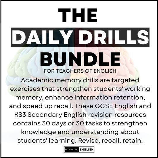 The Daily Drills Bundle for English Teachers - 8 Resources